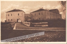 [pocztówka, 1929] Grodno. Stary Zamek - wjazd