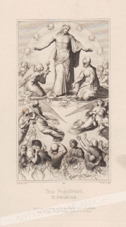 [rycina, ok. 1860] Das Fegefeuer. Le Purgatoire  [czyściec]
