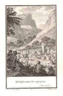 [rycina, 1793] Multiplication des sept pains [rozmnożenie chleba]