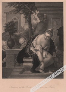 [rycina, ok. 1860] [Zuzanna w kąpieli]  Susanna at the Bath. Susanna im Bade