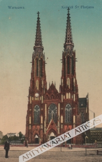 [pocztówka, ok. 1912] Warszawa. Kościół Św. Florjana