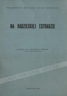 Na radzieckiej estradzie. Materiały dla amatorskich zespołów i grup artystycznych [zbiór tekstów]