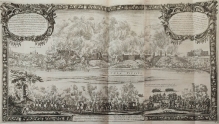 [rycina, oblężenie Sandomierza, 1656] Gesta ad Sandomiriam d. 24. Marti 1656...