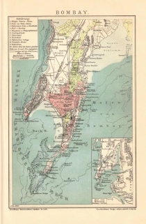 [mapa, 1901] Bombay