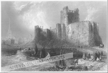[rycina, ok. 1840] Carrickfergus Castle