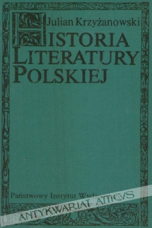 Historia literatury polskiej. Alegoryzm-preromantyzm