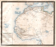 [mapa, Afryka Zachodnia, Północno-Zachodnia, 1850] Nordwest-Africa