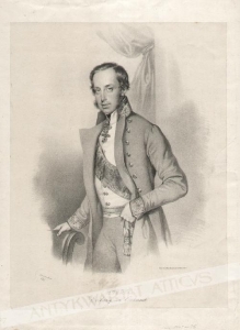 [rycina, 1836] Franz Erzherzog von Oesterreich [Arcyksiążę Franciszek Karol Habsburg]