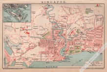 [plan miasta, 1898] Singapur.