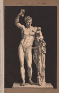 [rycina, ok. 1895] Hermes. Von Praxiteles. Torso, ausgegraben in Olympia.