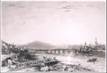 [rycina, ok. 1840] Berwick. From the South East