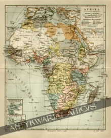 [mapa, 1891] Afrika [Afryka]