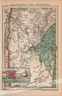 [mapa, ok. 1907] Delagoabai und Umgebung [Maputo, Mozambik]