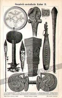 [rycina, 1893] Ozeanisch - australische Kultur II