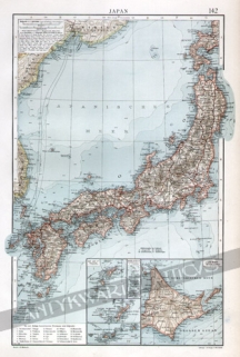 [mapa, 1894] Japan. [Japonia]