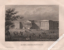 [rycina, 1860] Patent Office in Washington [Urząd patentowy w Waszyngtonie]