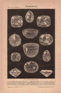 [rycina, 1875] Diamanten [diamenty]