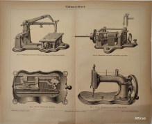 [rycina, 1877] Nahmaschinen [maszyny do szycia]