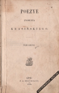 Poezje, tom drugi