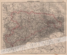 [mapa, 1879] Königreich Sachsen [Królestwo Saksonii]