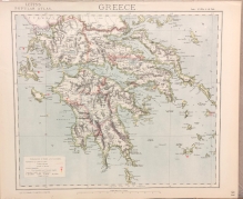 [mapa, Grecja, 1883] Greece