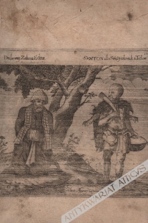 [miedzioryt, 1678 r.] Duchowny Zakonu Edimi. Santon albo Święty człowiek u Turków