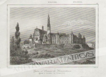 [rycina, 1840] Eglise et Couvent de Czenstochowa [Kościół i Klasztor w Częstochowie]