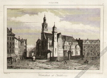 [rycina, ok. 1840] Cathedrale de Krakovie [Katedra na Wawelu]