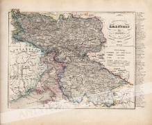 [mapa, Karyntia 1852] Herzogthum Kaernthen und Krain.