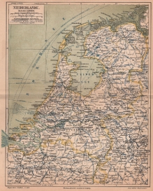 [mapa, 1887] Niederlande [Holandia]