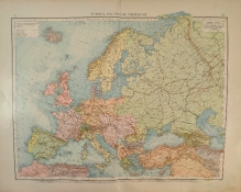 [mapa, 1898 r.] Europa. Politische Ubersicht  [Europa, mapa polityczna]