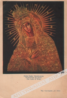 [pocztówka, 1932] Matka Boska Ostrobramska. Our Lady of Wilno