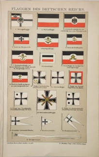 [rycina, 1901] Flaggen des Deutschen Reichs [flagi niemieckie]
