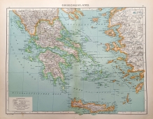 [mapa, 1900] Griechenland [Grecja, Morze Egejskie,]
