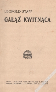 Gałąź kwitnąca [pierwsze wydanie]