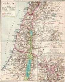 [mapa, 1896] Palastina [Palestyna]