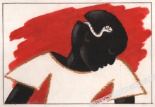 [rysunek, lata 1992] [ilustracja do bajki afrykańskiej]