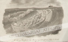 [rycina, 1803 r.] Mr. Henry Greathead's Life Boat going out to assist a Ship in distress