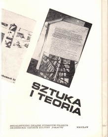 Sztuka i teoria. "Permafo". Galeria Sztuki Najnowszej
