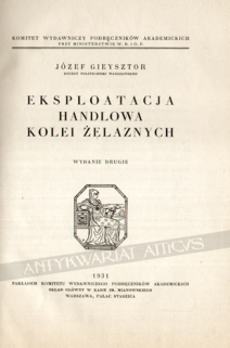 Eksploatacja handlowa kolei żelaznych
