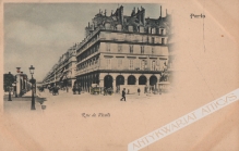[pocztówka, ok. 1910] Paris. Rue de Rivoli