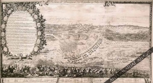[rycina, Warszawa, 1656] Praelium ad Warsaviam dies secundus [Drugi dzień walk o Warszawę]