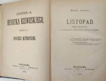 Listopad. Romans historyczny z drugiej połowy XVIII wieku