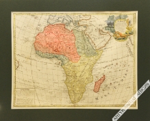[mapa, Afryka, ok. 1760] AFRICA CONCINNATA SECUNDUM OBSERVATIONES MEMBROR. ACAD. REGAL. SCIENTIARUM ET NONNULLORUM ALIORUM ET JUXTA RECENTISSIMAS ANNOTATIONES...