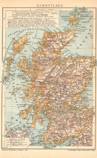 [mapa, 1903] Schottland. [Szkocja]