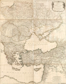 [mpa, 1760] Troisième Partie De La Carte D'Europe Contenant Le Midi De La Russie, La Pologne Et La Hongrie, La Turquie : y compris celle d'Asie presqu'entiere [Europa Wschodnia i Południowa, Polska, Węgry,Rosja, Turcja]