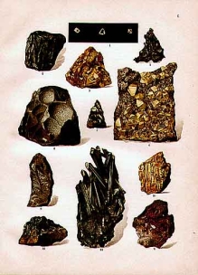 Mineralkunde als Einfuhrung in die Lehre vom Stoff der Erdrinde. Ein Abriss der reinen und angewanden Mineralogie  [mineralogia, 26 rycin w chromolitografii]