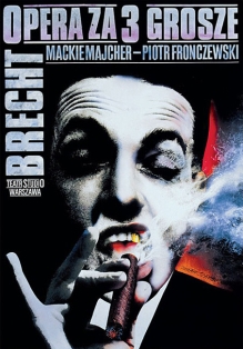 [plakat, 1990] Brecht Opera za trzy grosze. Teatr Studio Warszawa