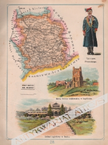 [mapa, 1907] Powiat Stopnicki Gub. Kieleckiej