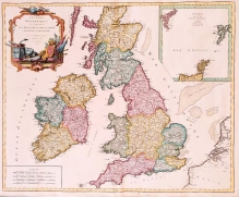 [mapa, 1754] Les Isles Britanniques [Wyspy Brytyjskie]